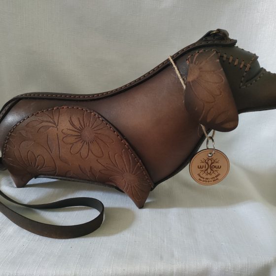 "Sausage dog" handbag/purse